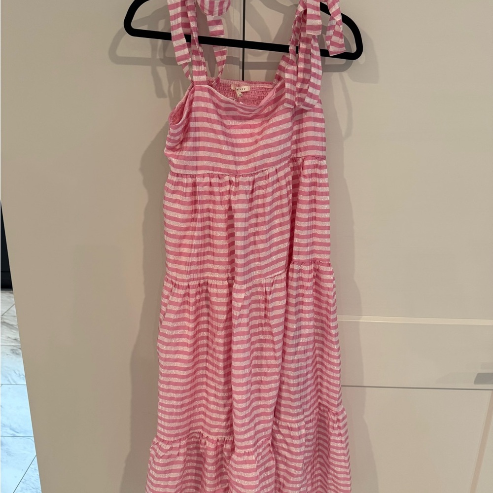 Pink Striped Dress